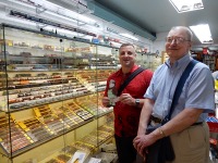 Alex and Dad at Decotrain