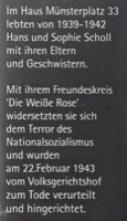 Hans und Sophie Scholl memorial