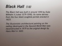 Black Hall in München Residenz