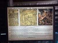 Display in mine museum