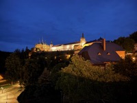 St. Barbara’s Cathedral and GASK at night