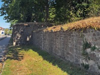 Roman Trail, Roman wall